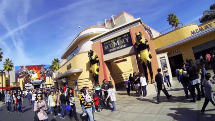 Download Video: REVENGE OF THE MUMMY ROLLER-COASTER POV RIDE THROUGH - UNIVERSAL STUDIOS HOLLYWOOD