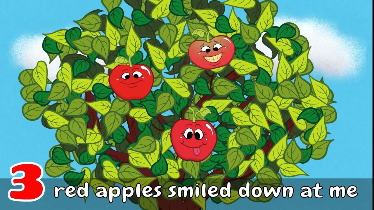 Way Up High in an Apple - Apple Song for Kids - Childrens Song by The Learning Station
