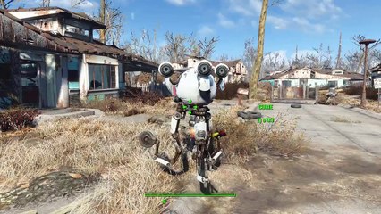 Curie getting human (Synth) Body | Fallout 4 | Curie Romance Companion