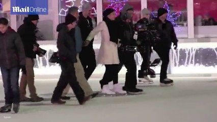 Kate Winslet on set of new film 'Collateral Beauty' in NYC