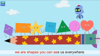 Shapes Song | Nursery Rhymes For Children | Basic Learning for toddlers