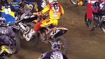 Funny Video: Motocross Racer Gets Sucked Into Another Rider's Wheel