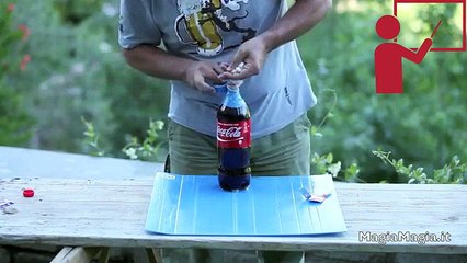 Funny Video: Condom, Coke, and Mentos Experiment Gets Wild