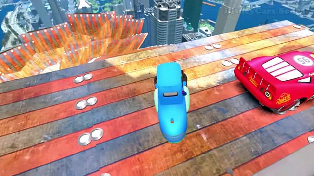 Disney Cars Lightning Mcqueen and Spiderman Adventures with Nursery Rhymes (Song with Action)