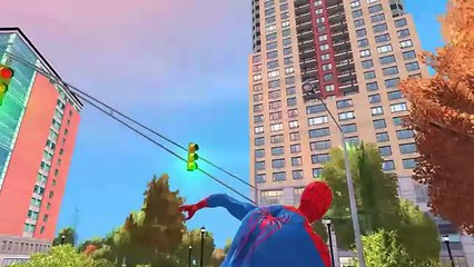 Spiderman Lightning McQueen Disney Pixar Cars Nursery Rhymes (Song for Children)