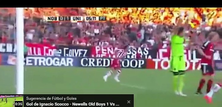 Newells Old Boys 1 Vs 1 Union (SF) - Fecha 5 - Liga Argentina - Los goles