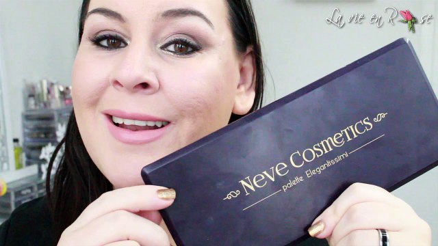 Tuto 1 palette elegantissimi de neve cosmetics makeup mineral