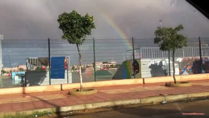 arco iris...  arc en ciel la ville de laayoune-Maroc