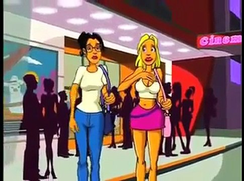 Dessin animé drole humour blagues sur les blondes part 4