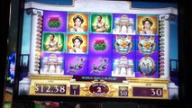 MASTROS Penny Video Slot Machine with BONUS and a BIG WIN Las Vegas Strip Casino