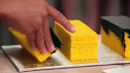 Mira cómo puedes hacer una torta con forma de cubo de rubik