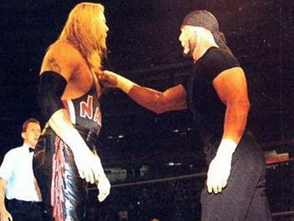 Jimmy Hart on the finger point of doom incident