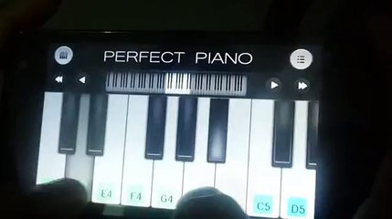 Teri Meri (Bodyguard) Simple mobile piano tutorial