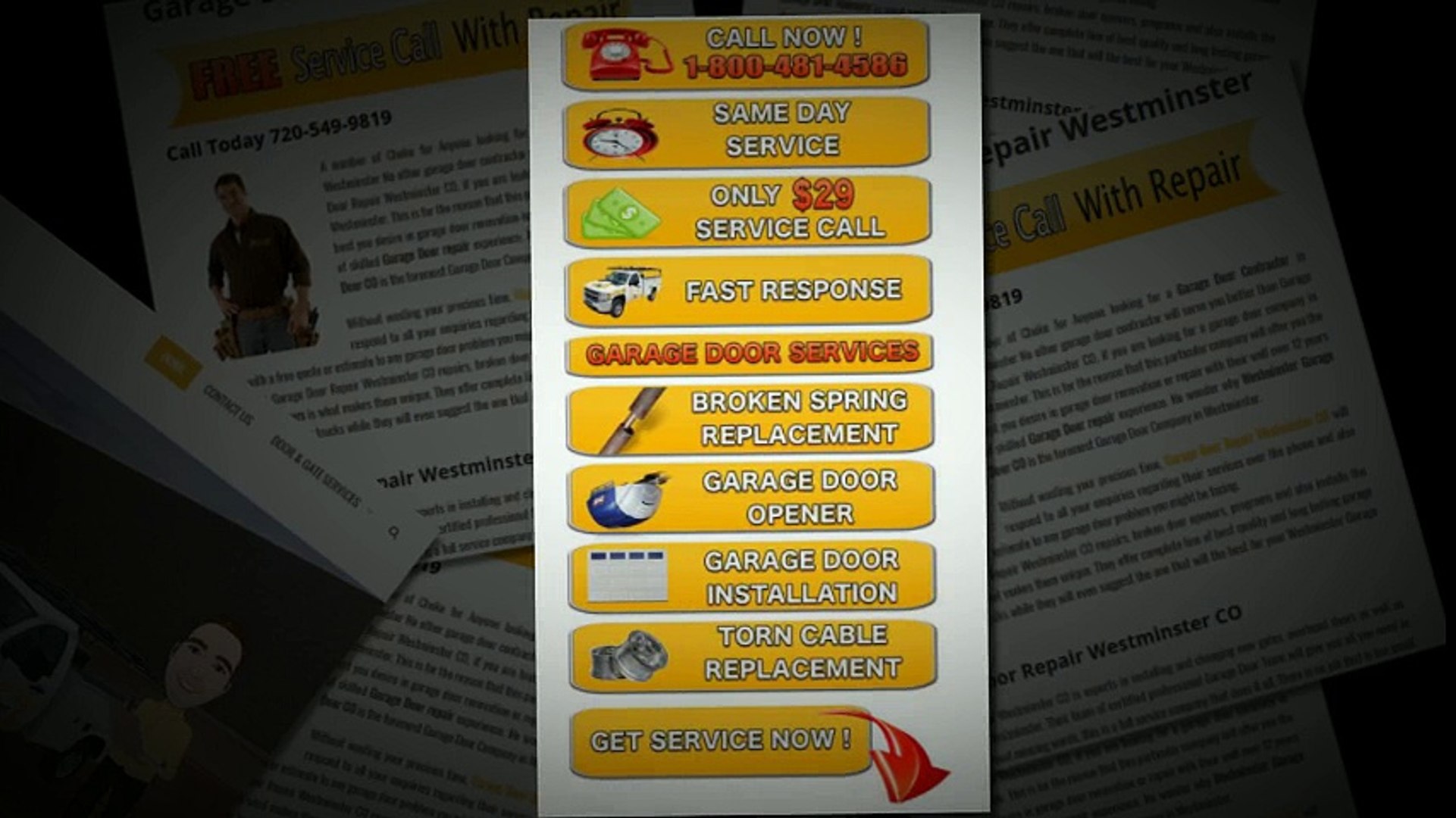 Westminster Co Garage Door Repair 影片dailymotion