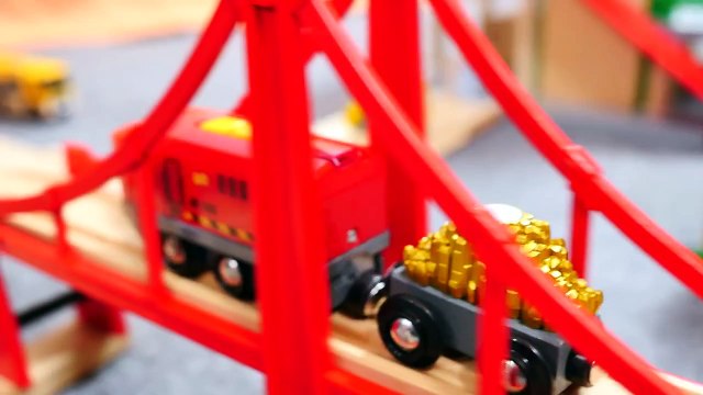 Поезда и машинки. Развивающий мультик для детей. Железнодорожный переезд