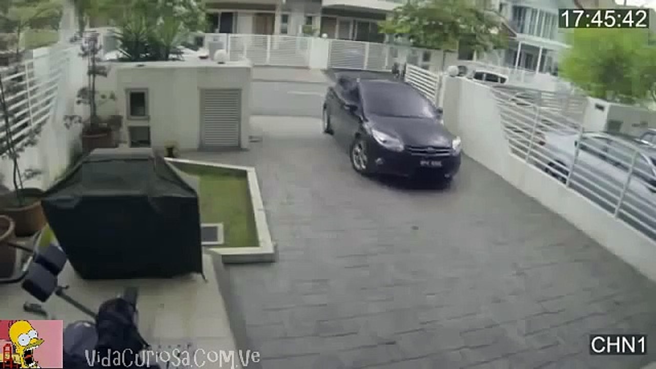 Este ladron nunca se imagino lo que le haria esta Mujer cuando intento robarla