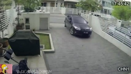 Este ladron nunca se imagino lo que le haria esta Mujer cuando intento robarla