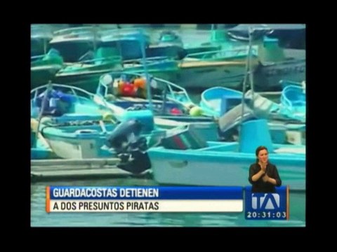 Esmeraldas: guardacostas detienen a presuntos piratas