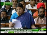 Smriti Irani's speech in reply to debate on JNU & Rohith Vemula issues