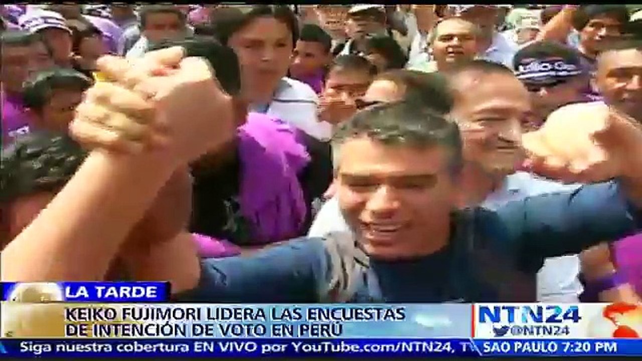 Keiko Fujimori, la candidata presidencial favorita en Perú según el profesor Julio Guzmán.