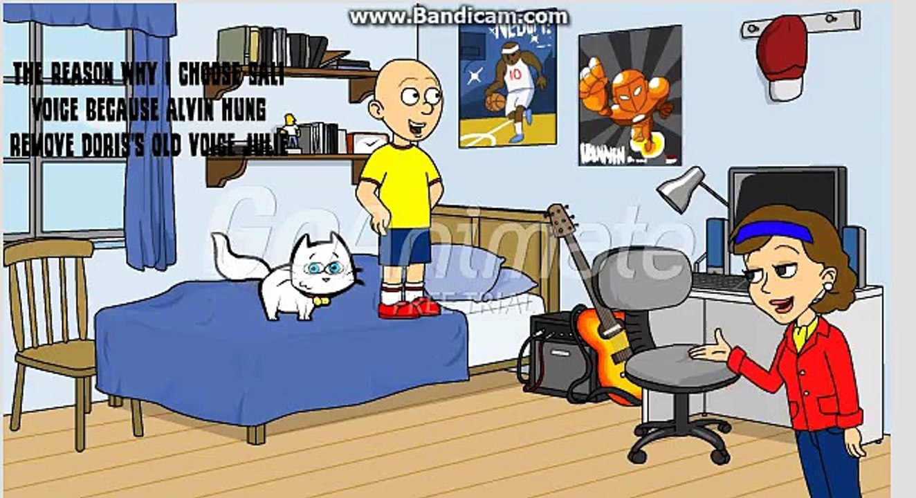 caillou gets grounded on thanksgiving