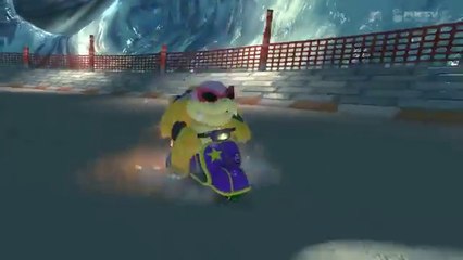 Mario Kart 8 -  Roy Koopa Time Trials (GCN) Sherbet Land