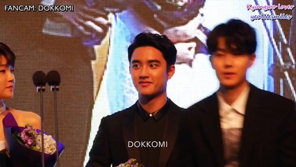 [ENG-FANCAM] 160225 Max Movie Awards Kyungsoo's Acceptance Speech