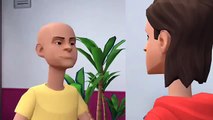 Caillou slaps Doris and gets grounded