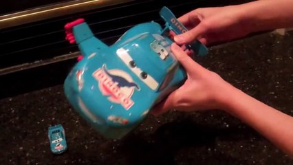 Disney Cars Dinoco Lightning McQueen Rare Large Talking Car with Missiles Toy Review