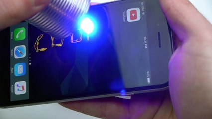 Drawing on an iPhone 6S with a Laser!