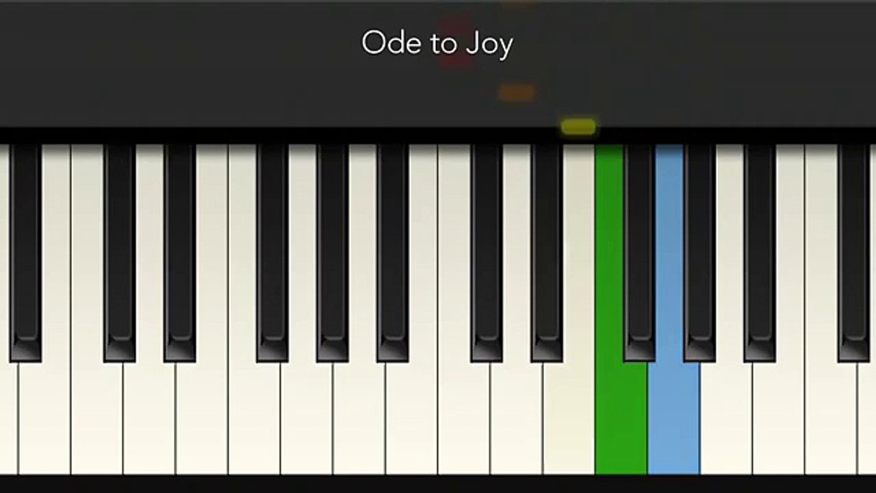 [Tiny Piano] Tutorial Ode De Joy piano
