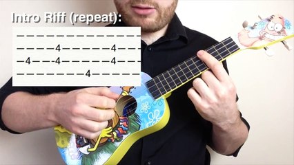 SpongeBob Squarepants End Theme (Ukulele Tutorial)