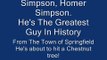 Homer Simpson Sings The Flinstones Theme