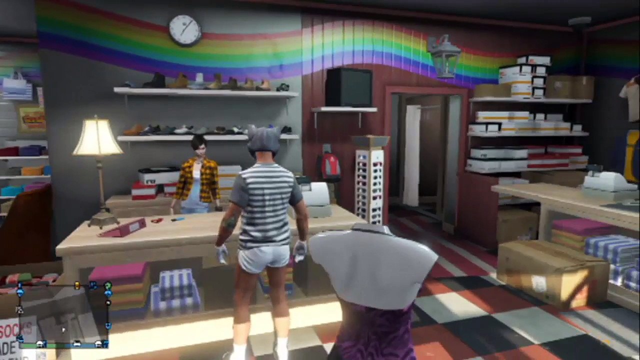 PUT ON A MASK WITH A HOOD ! GTA 5 ONLINE