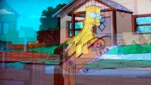 Simpsons Movie: Homer dares Bart to ride a skateb