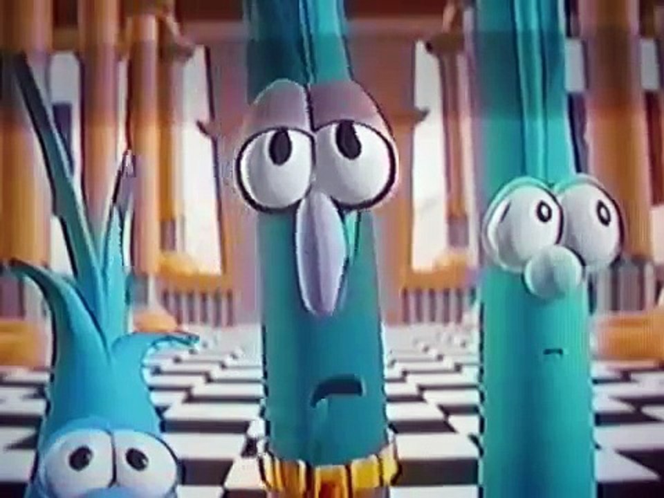 Dibujos animados cristianos - Veggietales - Daniel en el foso de los leones