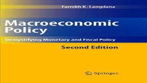 Download Macroeconomic Policy  Demystifying Monetary and Fiscal Policy