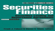 Download Securities Finance  Securities Lending and Repurchase Agreements