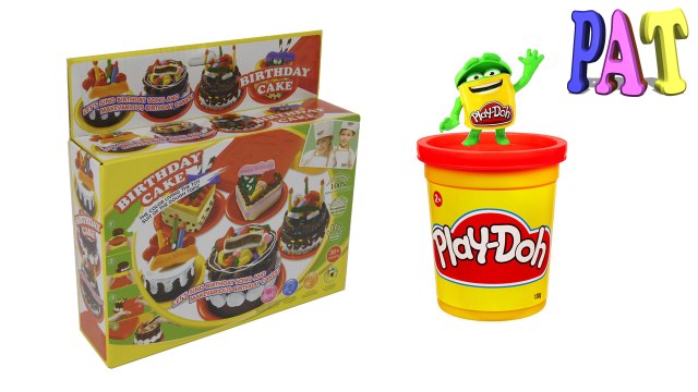 Готовим праздничный торт из Плэй До. Видео для детей и взрослых