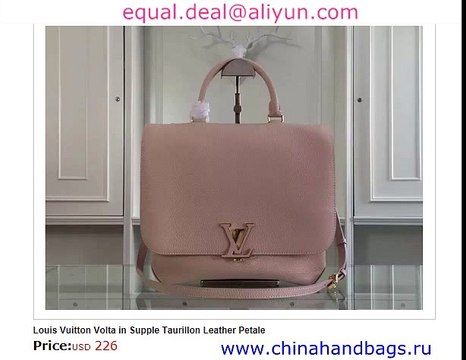 Louis Vuitton Volta in Supple Taurillon Leather Petale for Sale