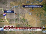 Hiker missing on Superstition Mountains