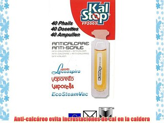 MABI ES2-737 Nuevo! KALSTOP 40 ampollas de anti-calcáreo - Antical - para planchas maquinas