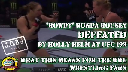 JOB'd Out - Ronda Rousey's UFC Career KILLED by Holly Holm Kick at UFC193