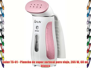 Salav TS-01 - Plancha de vapor vertical para viaje 265 W 60 ml blanco