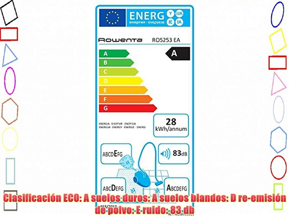 Rowenta RO5253EA - Aspirador Compacteo Ergo con bolsa fácil de transportar y guardar