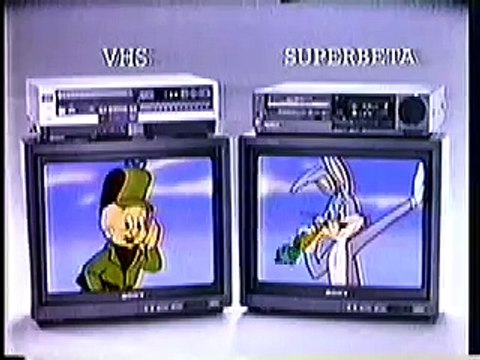 SONY VCR - 1980s Looney Tunes TV Commercial - Bugs Bunny