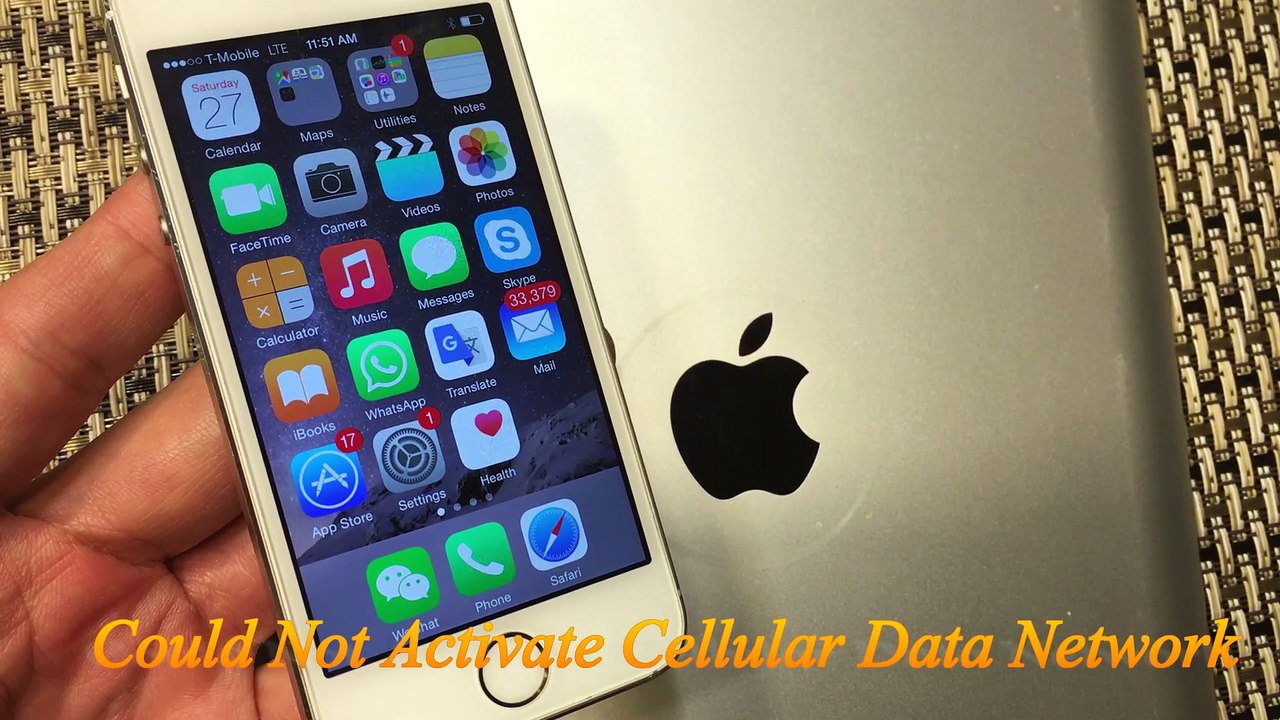 iPhones / iPads: Could Not Activate Cellular Data Network Fixed!!!!!!!!!!