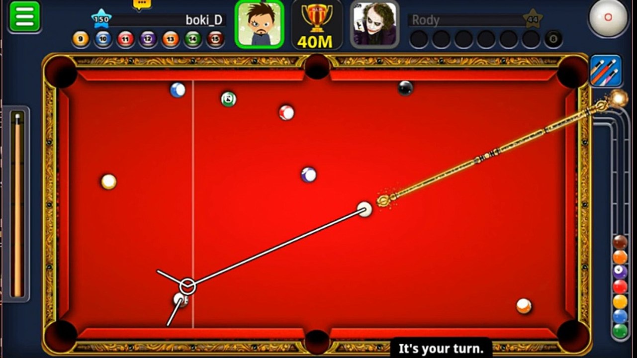 ---Miniclip 8 ball pool - boki_D vs Shiela (aka pacman1215) -  octuple legend