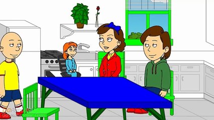 Caillou Talks Smack To His Family/Grounded