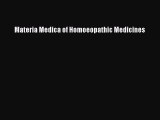 [PDF] Materia Medica of Homoeopathic Medicines [Download] Online
